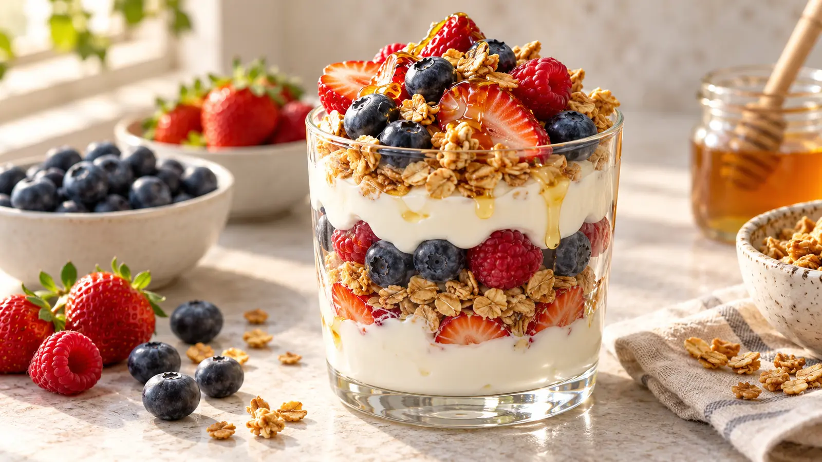 Greek Yogurt Berry Parfait