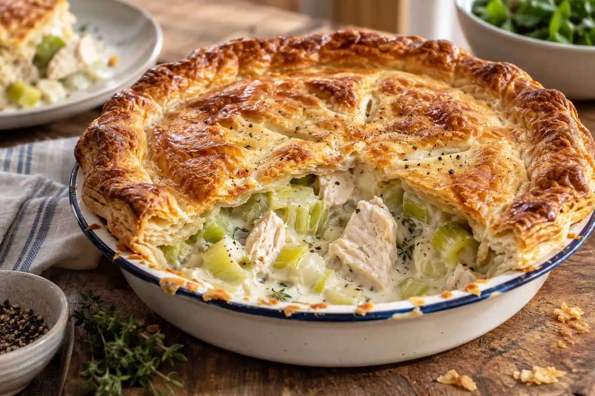 Chicken and Leek Pie
