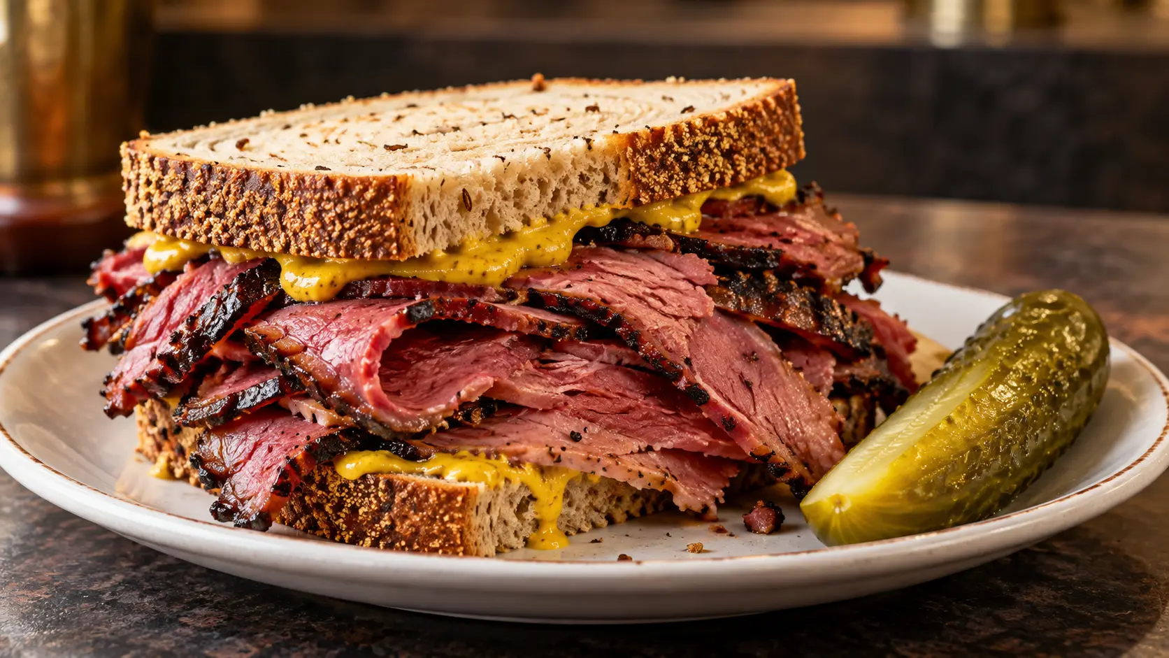 Montreal Smoked Meat Sandwich