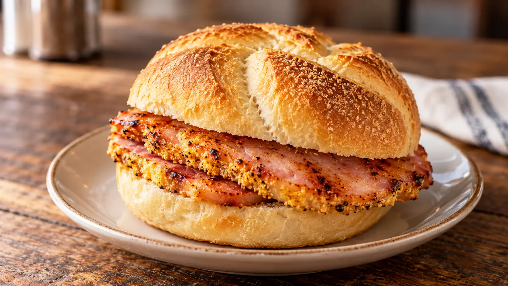 Peameal Bacon Sandwich